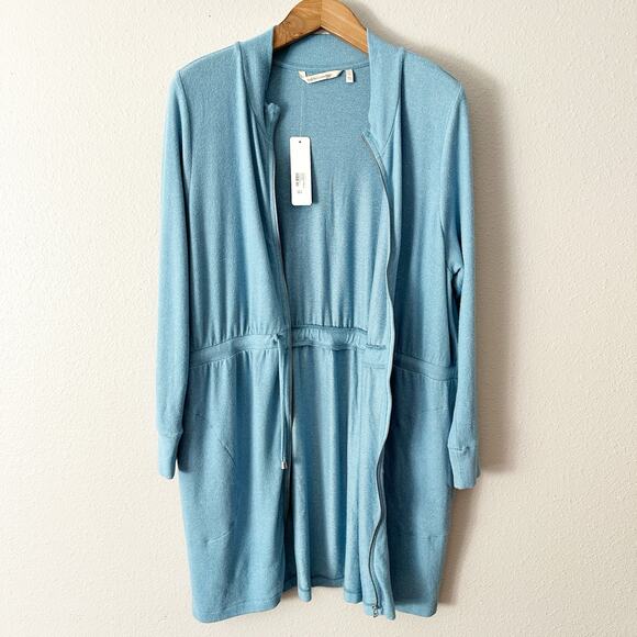 Soft Surroundings Eleve Full Zip‎ Drawstring Waist Cardigan Women's Size Large - Picture 13 of 13